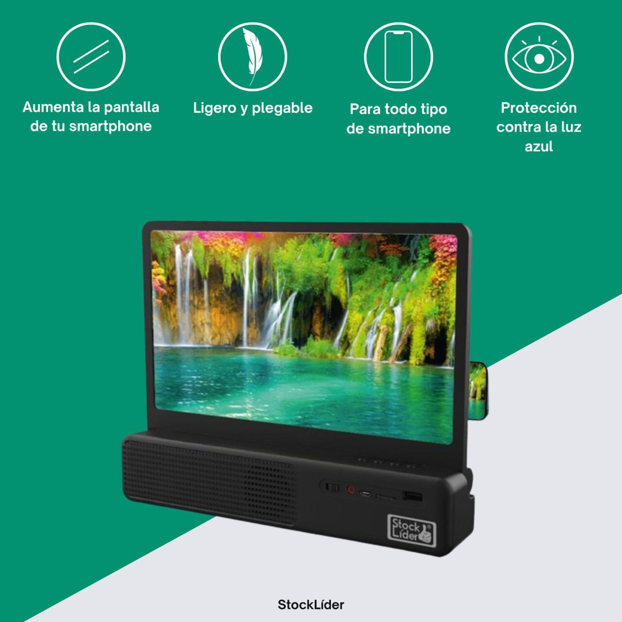 Amplificador pantalla bluetooth