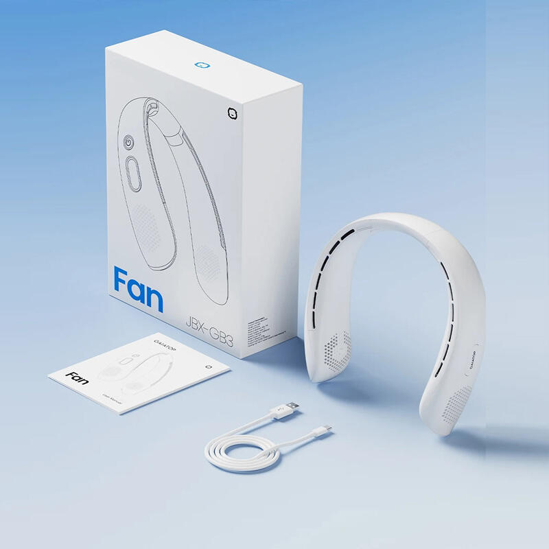 Ventilador de Cuello Portátil con Pantalla Digital